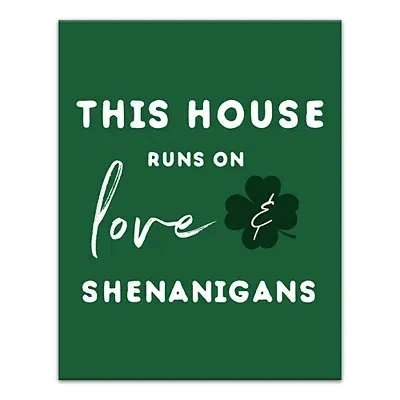 Kirkland's Love & Shenanigans Canvas Art Print In Green