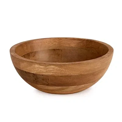 Kirkland's Mango Wood Serving Bowl In Brown