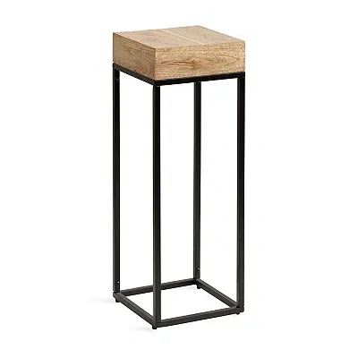 Kirkland's Mango Wood Tabletop Square Side Table In Brown