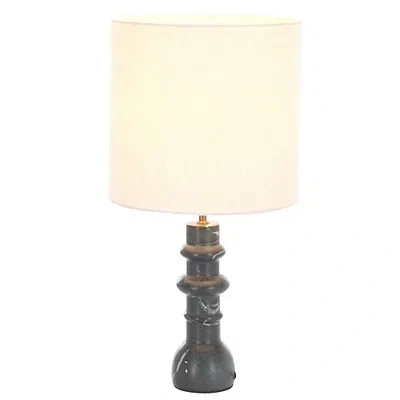 Kirkland's Marble Modern Table Lamp In Brown