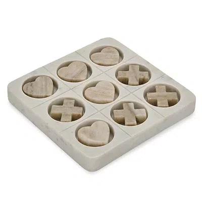 Kirkland's Marble Tic Tac Toe Game Set In Multi