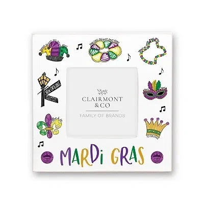 Kirkland's Mardi Gras Icons Picture Frame In White