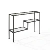 Kirkland's Matte Black Multi Level Console Table In Black