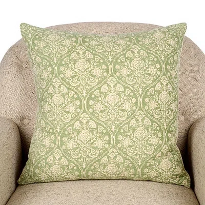 Kirkland's Mave Light Green Quilted Pillow