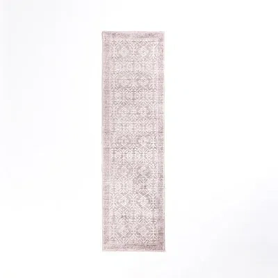 Kirkland's Maya Red Botanical Washable Runner In Neutral