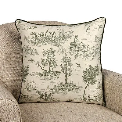 Kirkland's Mayfield Toile Pillow In Multi