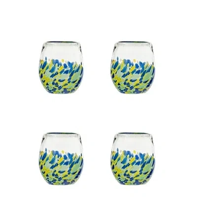 Kirkland's Mazatlan Stemless Wine Glasses In Multi