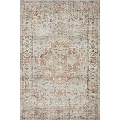 Kirkland's Medallion Area Rug In Brown