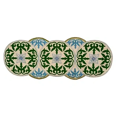 Kirkland's Medallion Beaded Table Runner In Multi