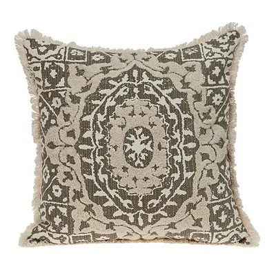 Kirkland's Medallion Fringe Pillow In Multi