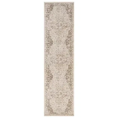 Kirkland's Medallion Runner In White