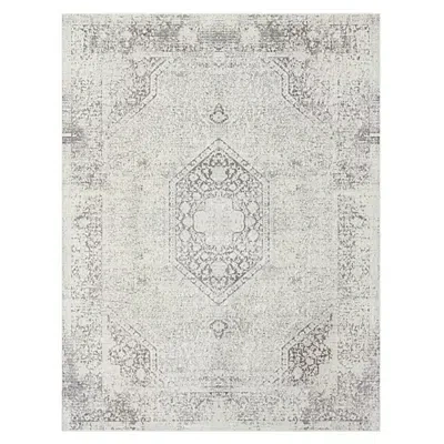 Kirkland's Medallion Washable Area Rug In Neutral