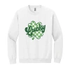 Kirkland's Xlarge Lucky Plaid Shamrock Sweatshirt In White