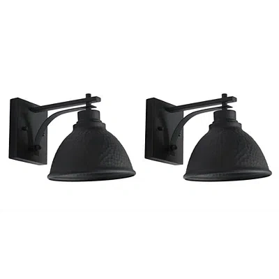 Kirkland's Melila Outdoor Wall Sconces In Black