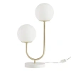 Kirkland's Metal 2-light Zusa Modern Table Lamp In White