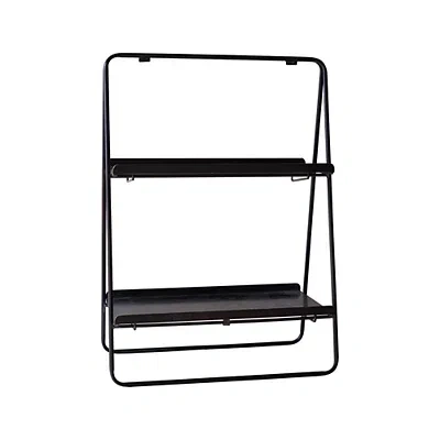 Kirkland's Metal 2-tier Folding Display Rack In Black