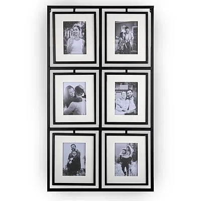 Kirkland's Metal 6-photo Collage Frame In Black