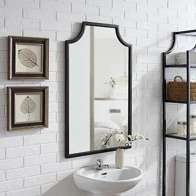 Kirkland's Metal Abigail Mirror In Brown