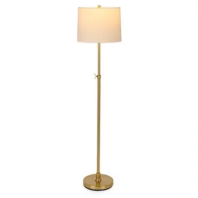 Kirkland's Metal Adjustable Floor Lamp In White