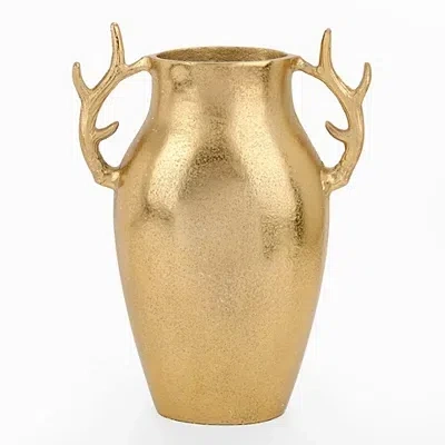 Kirkland's Metal Antler Vase In Gold
