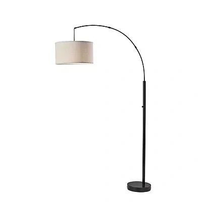 Kirkland's Metal Arch Modern Floor Lamp In White