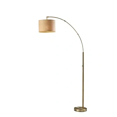 Kirkland's Metal Arched Floor Lamp In Gold