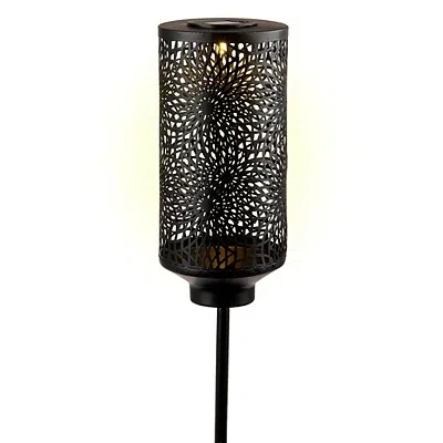 Kirkland's Metal Cutout Solar Stake In Black