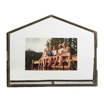 Kirkland's Metal House Picture Frame In Gold