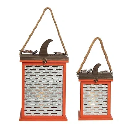 Kirkland's Metal Pumpkin Lanterns In Multi
