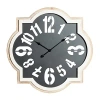 Kirkland's Metal Quatrefoil Farmhouse Wall Clock In Multi
