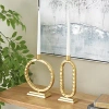 Kirkland's Metal Round Taper Candle Holders In Gold