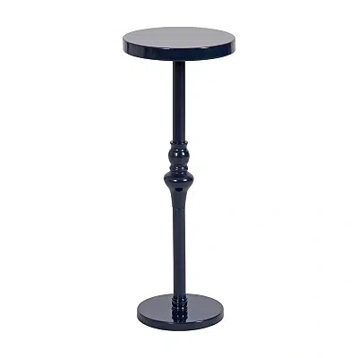 Kirkland's Metal Stratton Cocktail Table In Blue