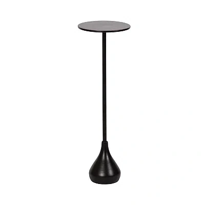 Kirkland's Metal Teardrop Accent Table In Black