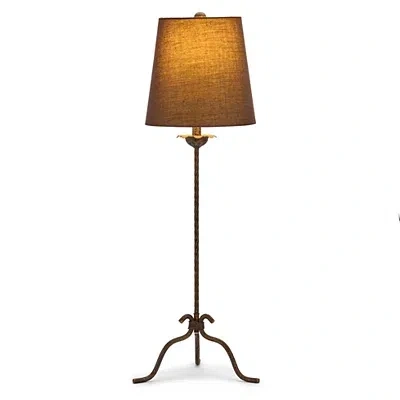 Kirkland's Metal Tripod Buffet Lamp In Brown
