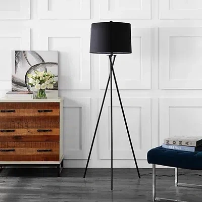 Kirkland's Metal Tripod Twist Floor Lamp In Black