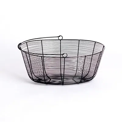 Kirkland's Metal Wire Basket With Handle In Multi