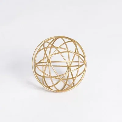 Kirkland's Metal Wire Orb In Gold