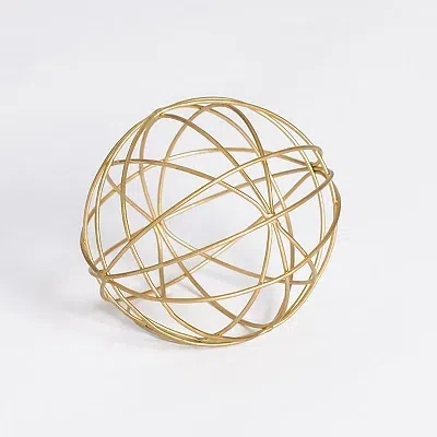 Kirkland's Metal Wire Orb In Gold