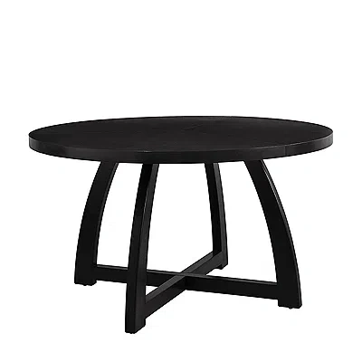 Kirkland's Mid-century Modern Black Dining Table