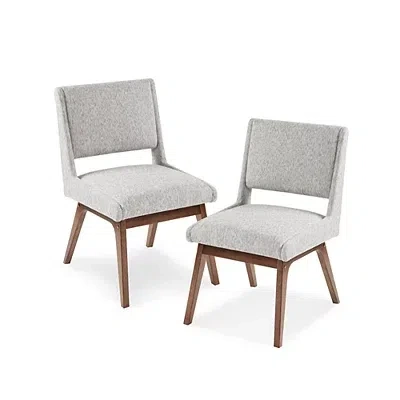 Kirkland's Mid-century Modern Dining Chairs In Gray