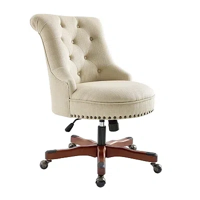 Kirkland's Miller Tufted Office Chair In Neutral