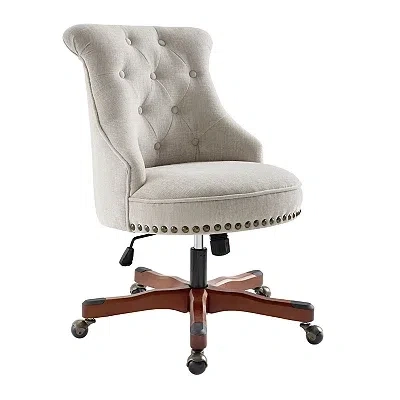 Kirkland's Miller Tufted Office Chair In Brown