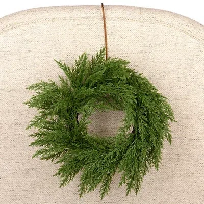 Kirkland's Mini Juniper Wreath In Green