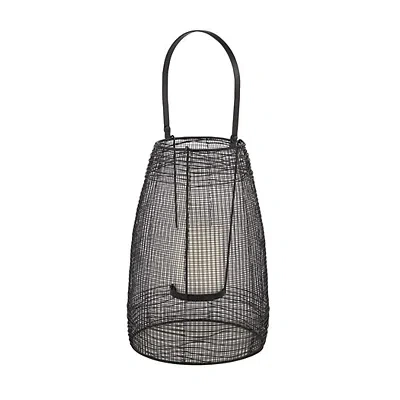 Kirkland's Modern Black Iron Mesh Lantern