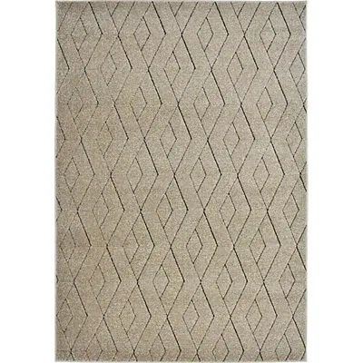 Kirkland's Modern Chevron Area Rug In Brown
