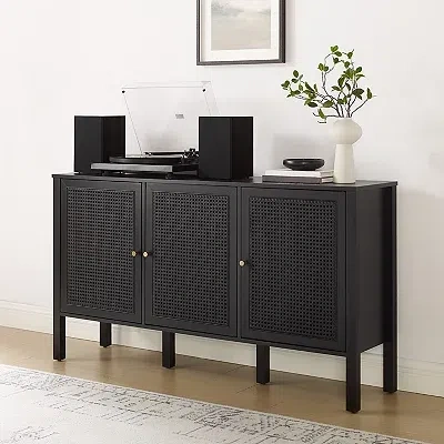 Kirkland's Modern Perry Cabinet In Black