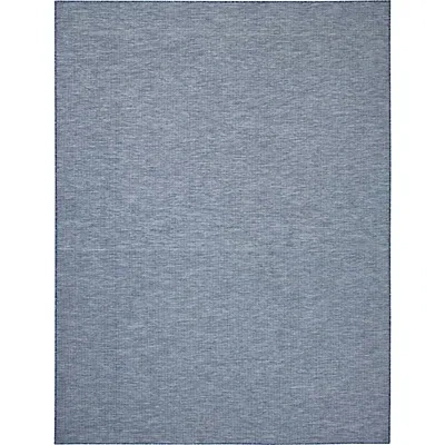 Kirkland's Modern Positano Indoor/outdoor Rug In Blue