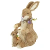 Kirkland's Mommy And Baby Bunny Figurine In Brown