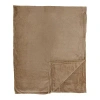 Kirkland's Moonbeam Solid Plush Throw In Brown
