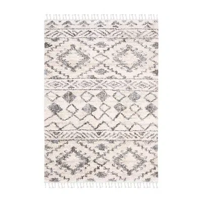 Kirkland's Moroccan Fringe Shag Rug In Neutral